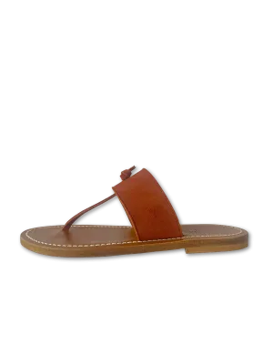 T Strap Sandal in Terracotta