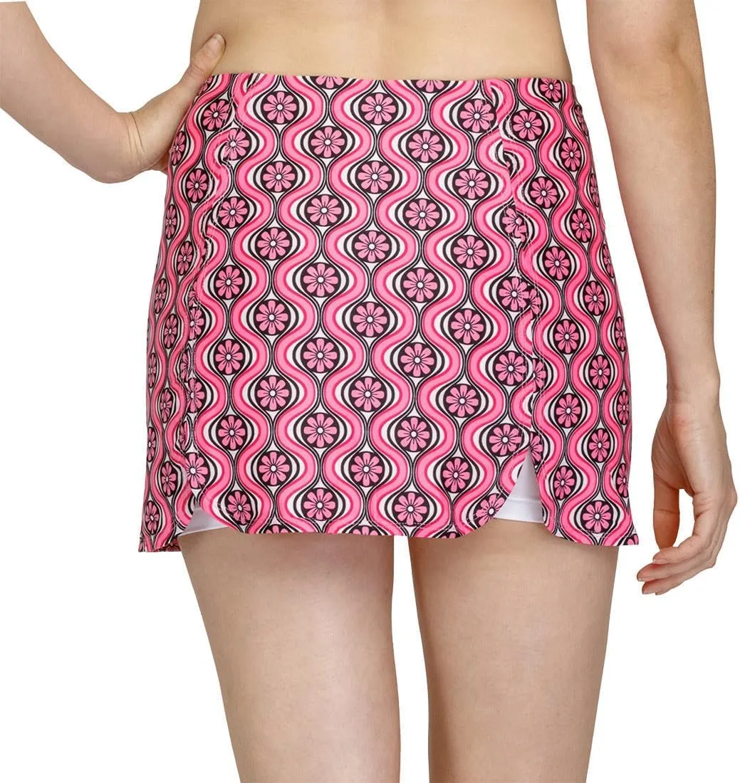 Tail Womens Laurenza 13.5 Inch Tennis Skort Floral Hourglass