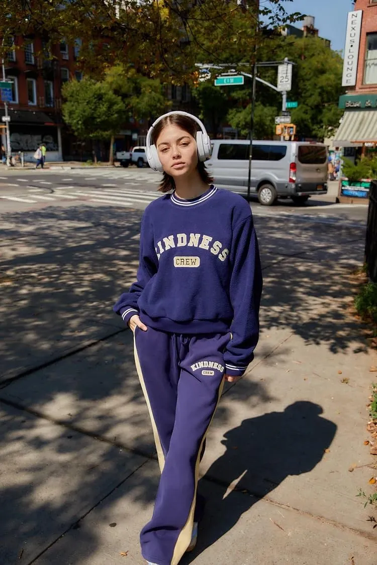 The Mayfair Group Kindness Crew Wide Leg Sweatpants
