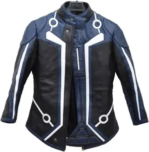 Tron Legacy Sam Flynn Faux Leather Jacket Costume Cosplay