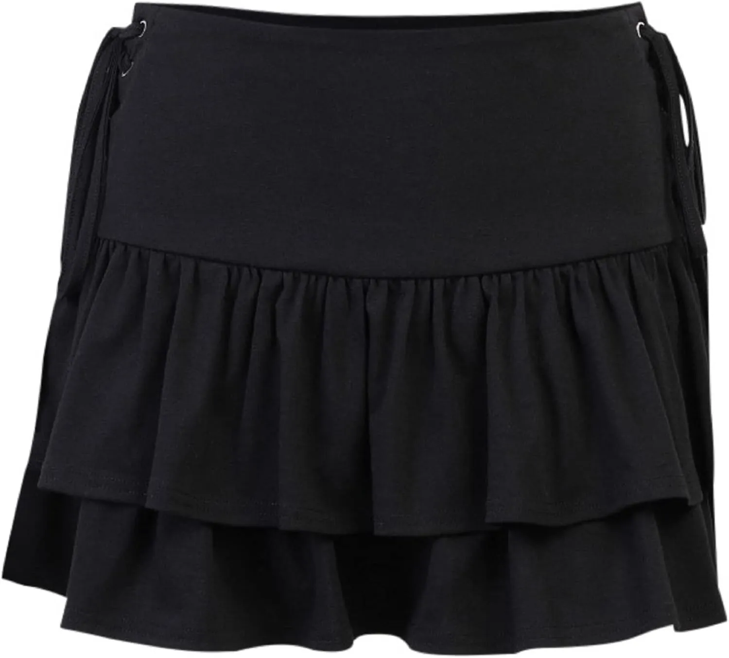 TSMNZMU Women's Goth Mini Skirts - Punk Grunge High Waist Emo Alt Mall Gothic Harajuku Lolita Skirts