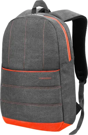 Vangoddy Grove Slim 15 15.6 inch Laptop Backpack for Men, Women, Teens (Orange)