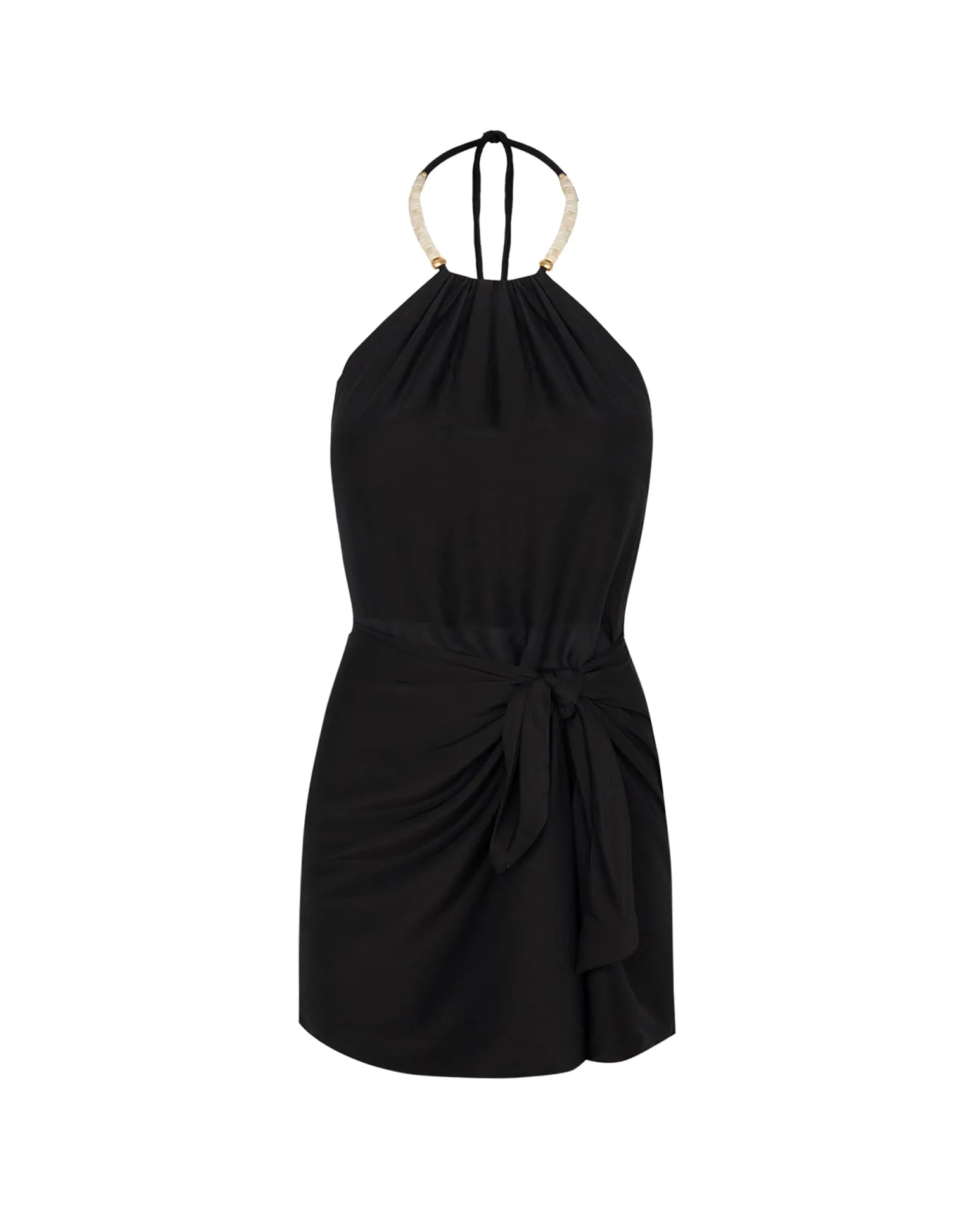 Viola Detail Short Dress (exchange only) - Black