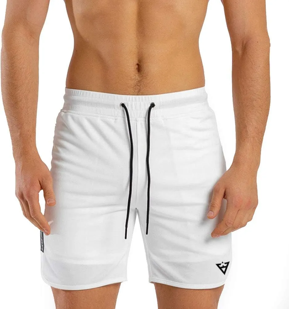 Wangdo Men's 7" Running Shorts with Zipper Pocket for Gym & Athletics