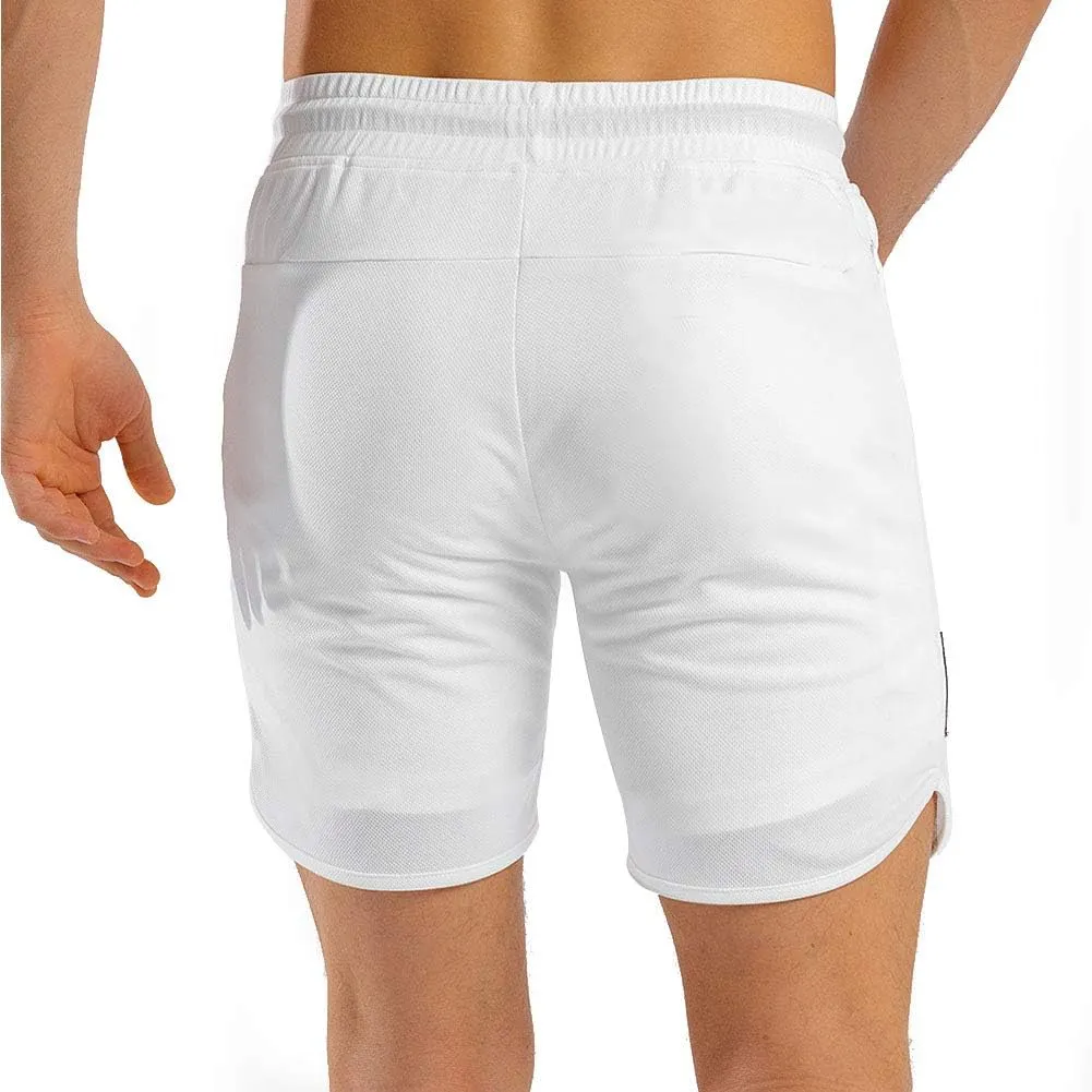 Wangdo Men's 7" Running Shorts with Zipper Pocket for Gym & Athletics
