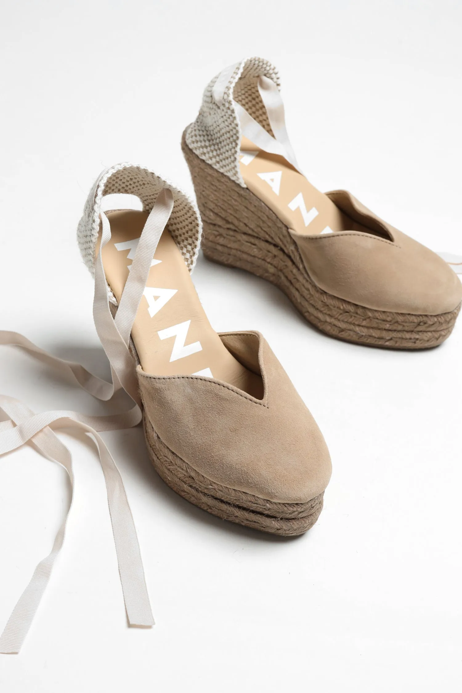 Wedges Hamptons in Vintage Taupe/Tone