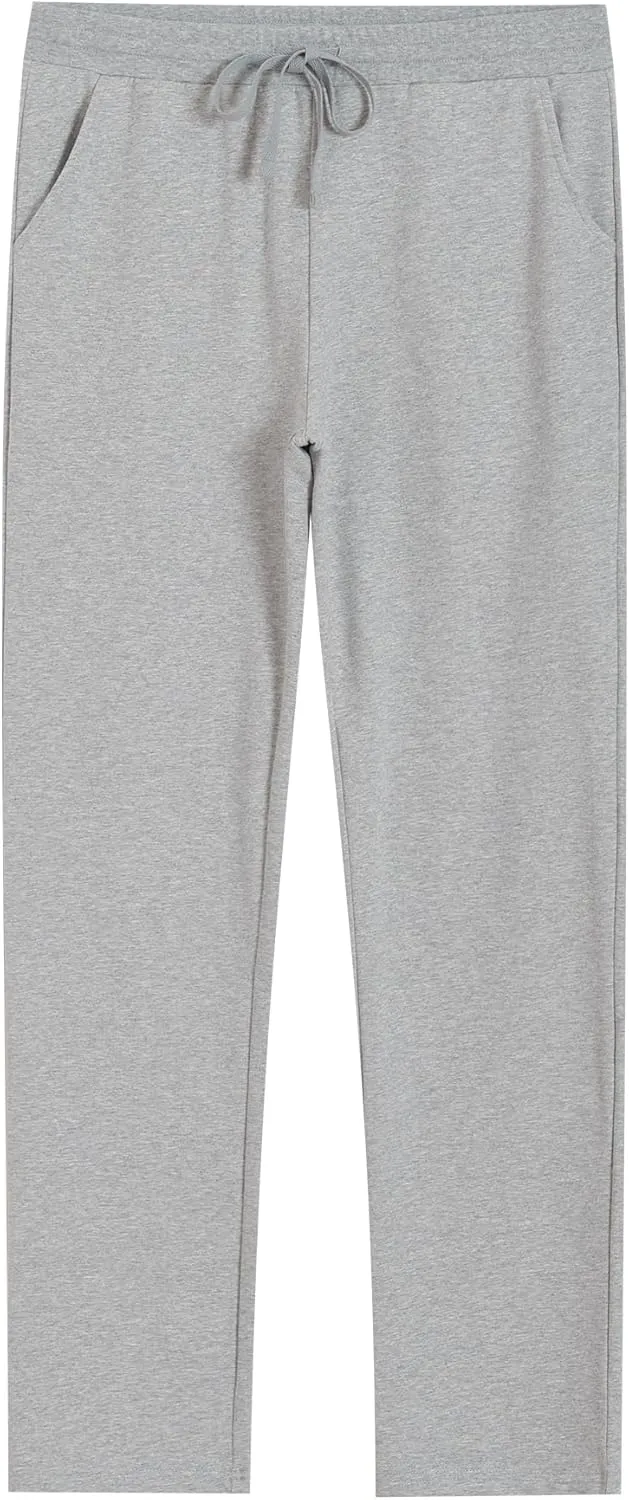 Weintee Women's 34" Inseam Tall Cotton Sweatpants with Pockets