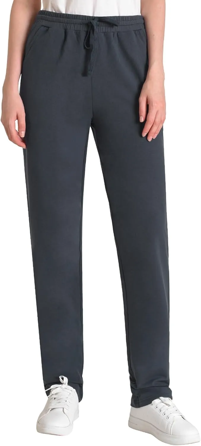 Weintee Women's 34" Inseam Tall Cotton Sweatpants with Pockets
