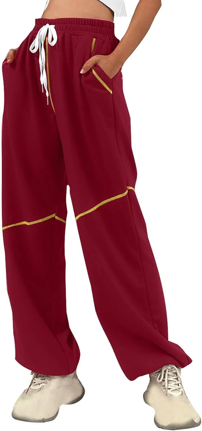 Women's 2024 Straight Leg Jeans High Waisted Capri Pants Slim Casual Denim Sports Pant Casual Dressy Pants Trousers