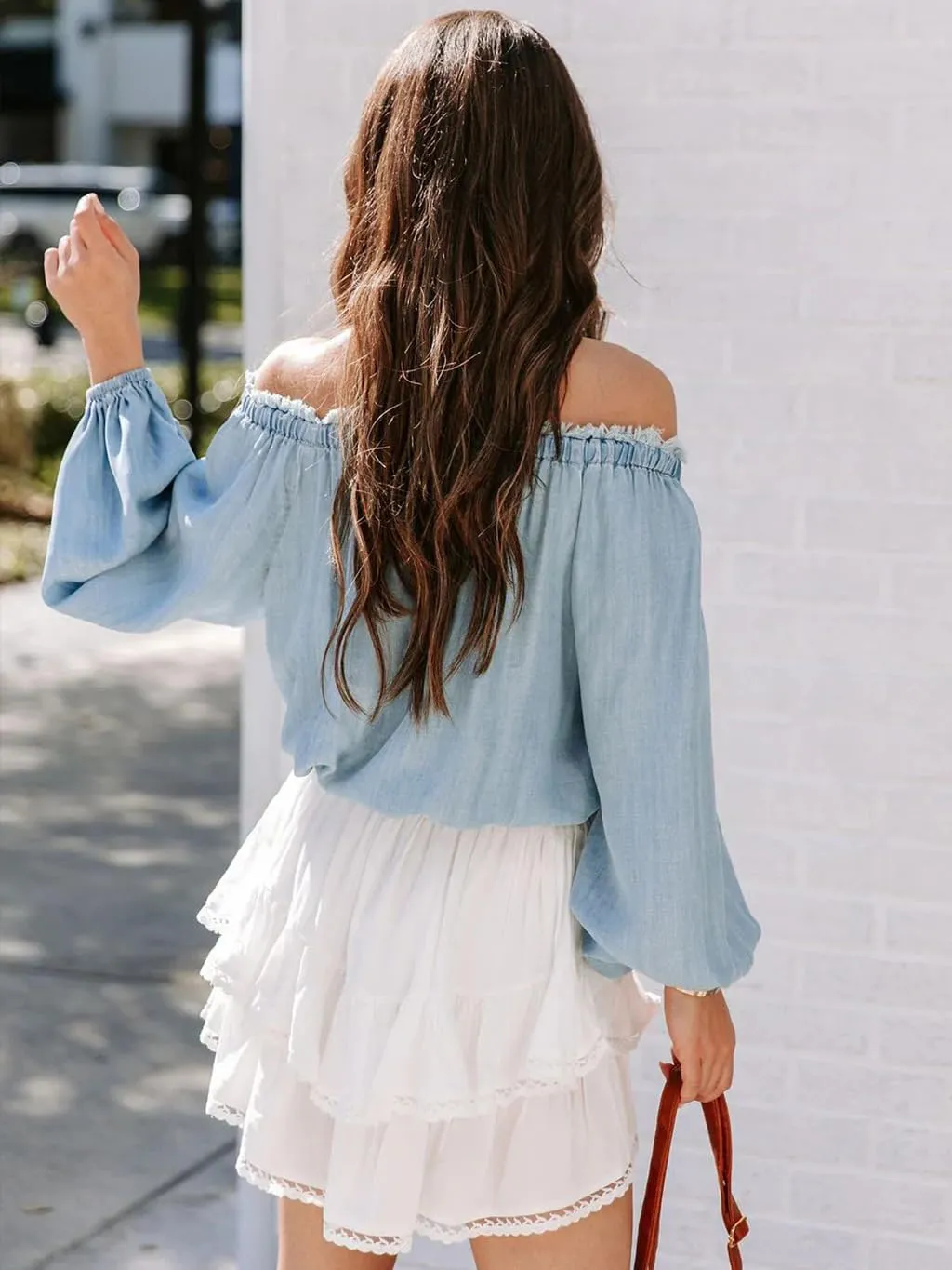 Womens Flowy Skorts Summer Casual Boho Ruffle Tiered Short Skirt High Waist Mini Skirts Teen Girls Crochet Shorts