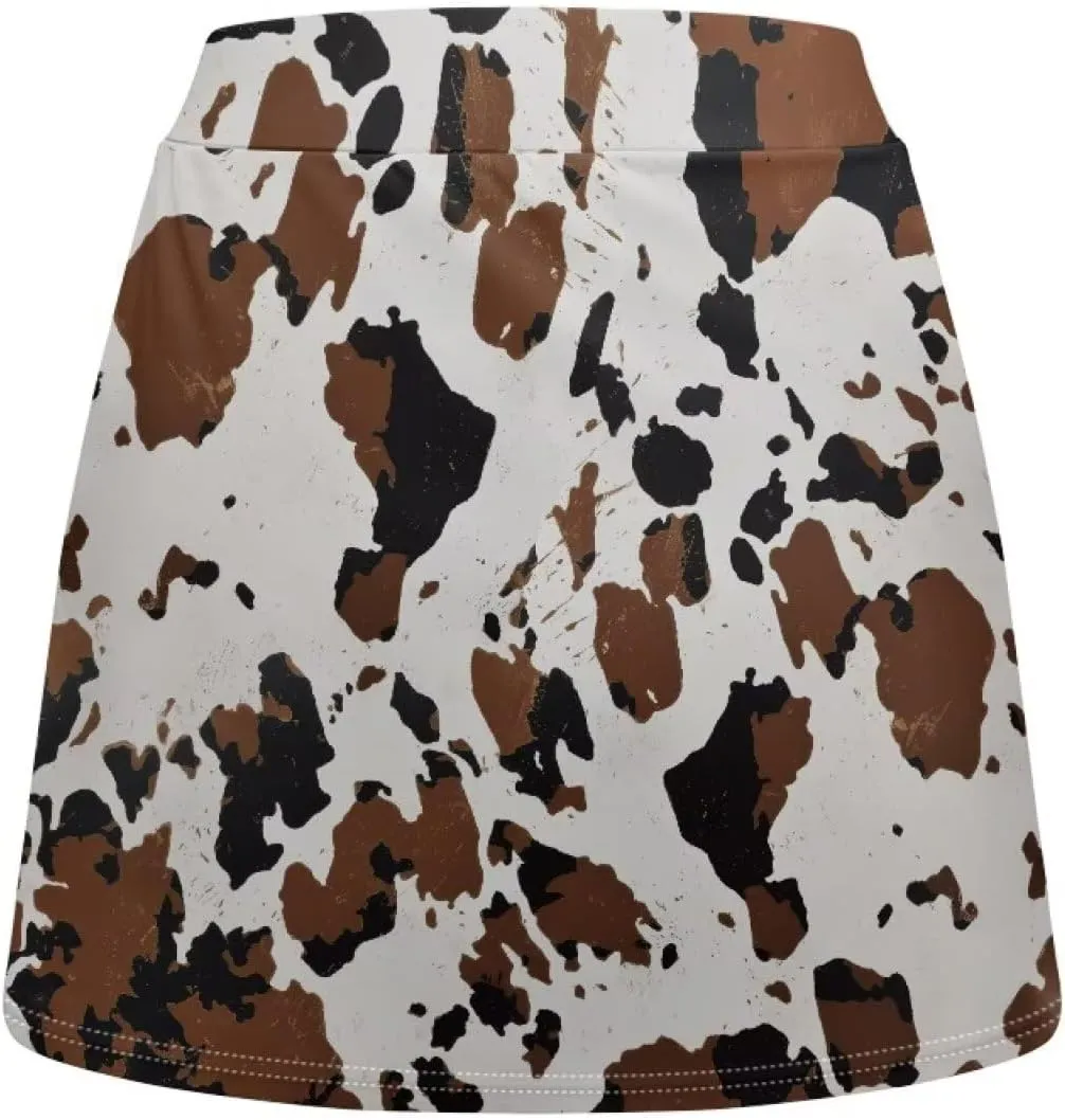 Women's Tennis Skirt High Waisted Golf Skirts A-Line Athletic Skorts Summer Workout Running Shorts with Pocket