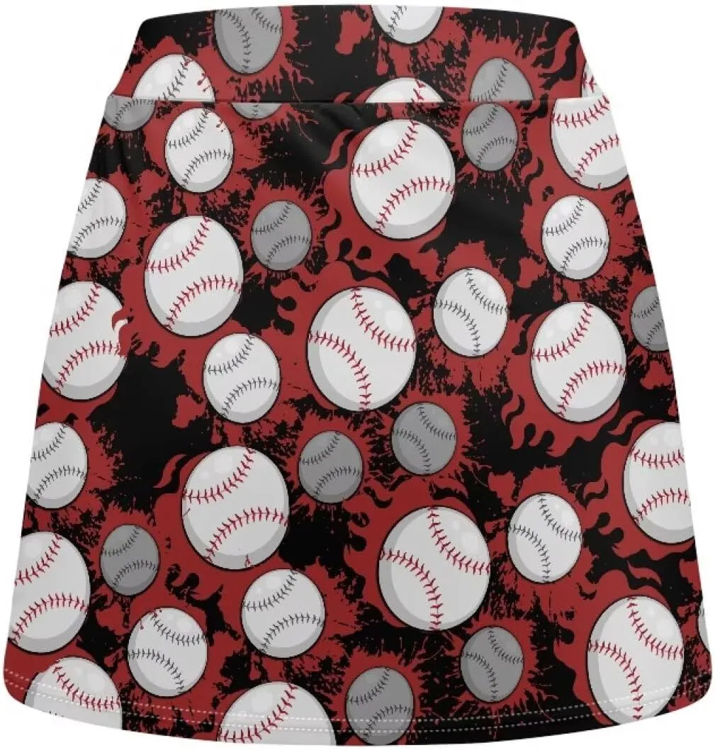 Women's Tennis Skirt High Waisted Golf Skirts A-Line Athletic Skorts Summer Workout Running Shorts with Pocket