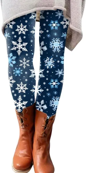 Women's Valentine's Day Yoga Pants Women's Autumn and Winter Leggings Artistic Splash Printed Workout Leggings for