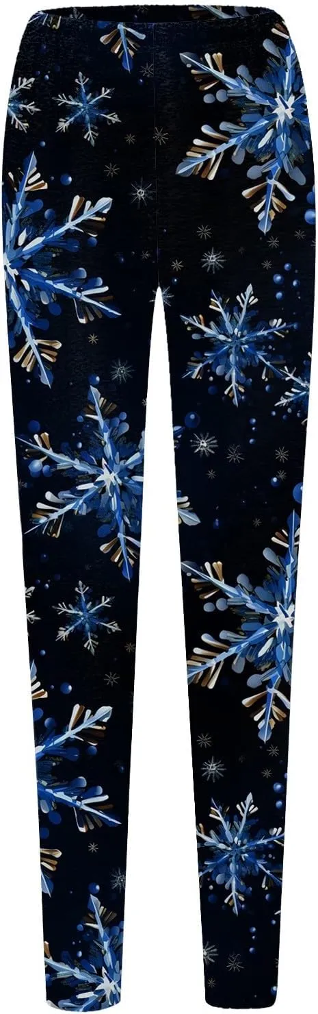 Women's Valentine's Day Yoga Pants Women's Autumn and Winter Leggings Artistic Splash Printed Workout Leggings for